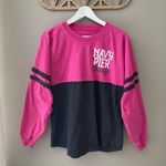 Boxercraft 'Navy Pier Chicago' Jersey Shirt Pink/Gray Sz Small Photo 0