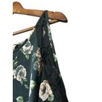 Liberty Love Black Floral Lace Cold Shoulder Top Blouse Size L Photo 1