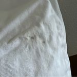 ZARA White Wide Leg Straight Crop Denim Jeans USA 6 Photo 5