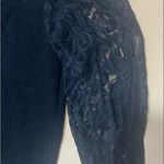 Anthropologie  Black Lace Sweater. Size XL Photo 5