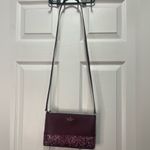 Kate Spade  Greta Court Glitter Ramey Crossbody Cherrywood Photo 2
