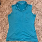 Nike Sleeveless Blue  Golf Shirt Photo 0