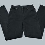 Skinny Jeans Black Pants Women’s very High Rise straight leg denim Photo 1