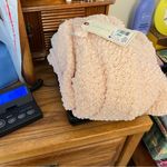 Adam Levine NEW  Open Front Waterfall Cardigan Sweater Size XS Blush Pink Photo 12