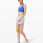 Lululemon  Hotty Hot Shorts Daydream Blue Low Rise LR 4” Running Size 4 EUC Photo 3
