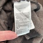 Banana Republic Poncho Sweater Womens M Taupe Cowl Neck Stripe Oversized Slouchy Photo 10