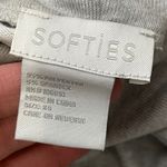 SOFTIES Cowl Neck Dream Short Sleeve Top XS Heather Grey NEW Lounge Comfort Gray Photo 6