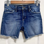 joe's jeans Denim Cut Off Shorts with Distressed Ends - sz 25 Photo 0
