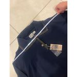 Cotton supply co vintage navy long sleeved fleece elbow patch Size M Photo 4