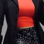 ZARA  Women Black Long Sleeves Tailored Blazer with Buttons Size XL Shoulder Pads Photo 0