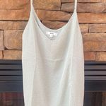 Anthropologie Mine L light green cream off white scoop neck camisole top Photo 0