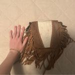 Montana West Brown Fringe Cowhide Crossbody Bag Photo 6