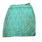 LuLaRoe  Women's Cassie 2XL (22-24) teal and cream pencil skirt, nwt Photo 1