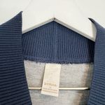 prAna Flint Brook Wool Rib Knit Fleece Pullover Sweatshirt Nautical Outdoor XL Photo 5