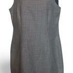 Vintage Sleeveless‎ Houndstooth Dress Black Size 10 Photo 0