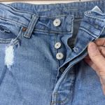 Old Navy  High Rise OG Straight Ankle Jeans Women Blue Denim Distressed  Size 6 Photo 4