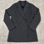 Abercrombie & Fitch  Pea Coat Womens Small Wool Blend Herringbone Double Breasted Photo 0