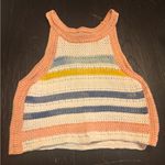 BCBGeneration  Colorful Striped Knit Tank Top Photo 3