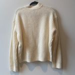 & Other Stories & OTHER STORIES Wool & Mohair Blend Knit Bomber Cardigan in Cream- Size L Large Photo 5