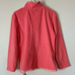 New York & Co. NY Jeans Women’s Coral Pink Fleece 1/4 Zip Pullover Size S Photo 2