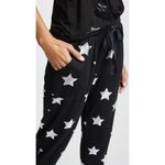Terez 💕💕 Silver Stars Foil French Terry Joggers Photo 11