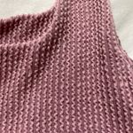 light pink mauve ribbed textured tank top Photo 4