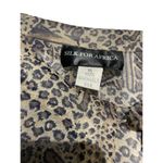 Silk For Africa Women's Long Sleeve Open Front Animal Print Cardigan Brown XL Photo 3