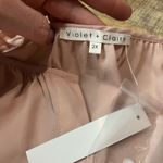 Violet+Claire NEW Women's Peach Pink Flowy Sheer Career Wear Blouse Sz 2X Photo 2