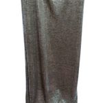 Connected Apparel NWOT 8 Women’s Formal Gown Dress Silver Taupe Cowl Neckline Photo 5