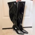 Abound Patent Leather Black Heeled Boots Photo 3