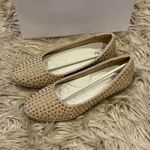 Gold bejeweled flat dress shoes size 6 NEW Photo 4