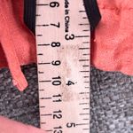 A New Day Womens Shorts L Orange Linen Blend Shorts Drawstring Paperbag Waist Photo 5