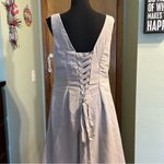 NWOT gray chiffon sleeveless Mother of the Bride dress size 14 chiffon jacket Photo 4