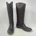 Frye  Melissa Button Soft Vintage Riding Boot Brown Photo 2
