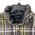 Ralph Lauren Lauren  Green Plaid Puffer Quilted Jacket Loden Check size medium Photo 7