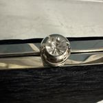 Evening Handbag Purse Black Silver Cocktail Clutch Convertbl Hard‎ case 6” x7” Photo 8