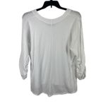 Oh My Gauze 2X White 100% Cotton Crinkle Gauze Knit Top Women’s Lagenlook Photo 2