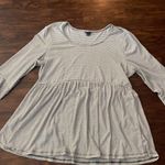 Torrid  Stripe Bell Sleeve Babydoll Tee Photo 6