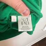 Suzie Kondi NWT - Unisex Zip Jacket Velour Jelly Bean Green Track Full Zip Photo 5