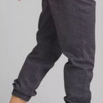 prAna  Mantra Joggers Charcoal Gray Large Hemp Outdoor Hiking Photo 0