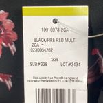 Evan Picone NEW Women’s Dress Black Label by Evan-Picone Size 14 Black Red Floral Midi NWT Photo 7