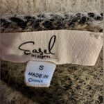 easel  zebra khaki/black eyelash sweater size S Photo 4