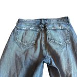L'Agence Light Wash Jeans Wide Leg Distressed Knees 100% Cotton Size 27 Women's Photo 7