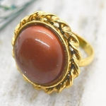 Vintage Cocktail Ring Gold Photo 0