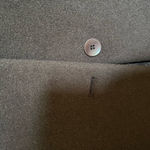 Vintage Beautiful brown wool coat w fox trim worn once for occasion. Size 10 Photo 6