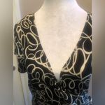 Faux Wrap Black Dress from AGB Dress Size 14 Made in USA Photo 3