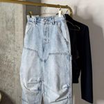 Alexander Wang Double Front Carpenter Jeans in Pebble Bleach Photo 6