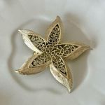 Gerry’s Starfish Brooch Costume Jewelry Pin Gold Photo 3