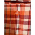 prAna  Plaid Shirt Womens Size L Organic Cotton Soft Button Down Roll Sleeve Hike Photo 3