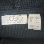 LOGO By Lori Goldstein LOGO Lori Goldstein Long Sleeve Black Hooded Tunic Womens Size PetiteXS Pockets Photo 1